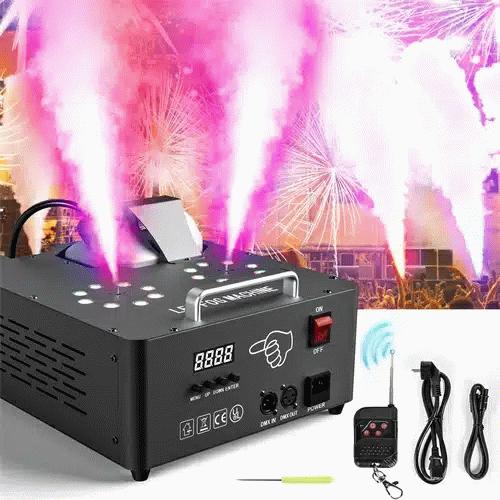 DJLicht 2000W Verticale en Horizontale rookmachine met LED, Geluidgestuurd, Nieuw, Ophalen of Verzenden, .