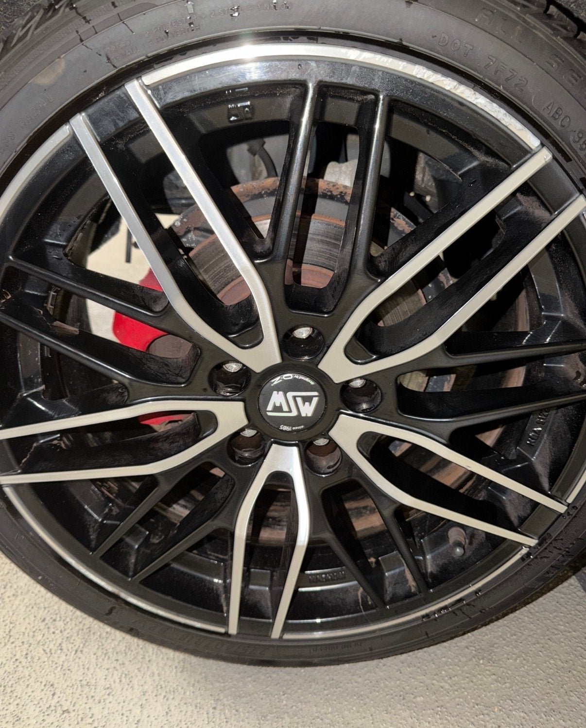 MSW 18 inch velgen met Medallion all seasonbanden, Ophalen, 18 inch, Gebruikt, Banden en Velgen