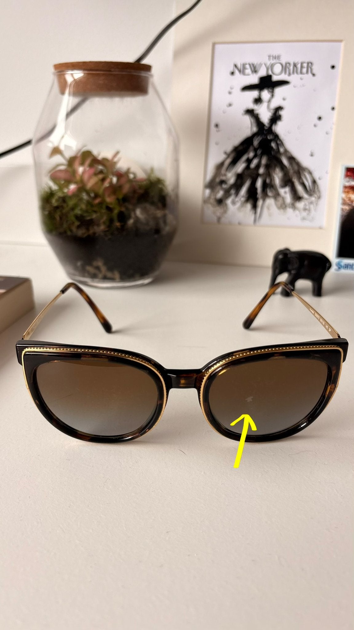 Michael Kors Zonnebril met Hoesje, Overige merken, Gebruikt, Zonnebril, Bruin