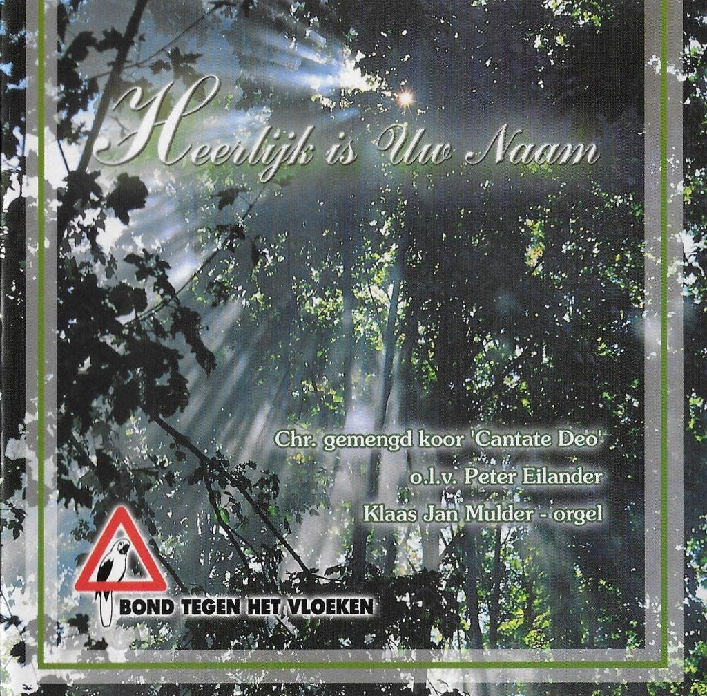 CHR.GEM.KOOR 'CANTATE DEO' / P. EILANDER & KJ.MULDER/ ORGEL, Ophalen of Verzenden, Zo goed als nieuw, Koren of Klassiek