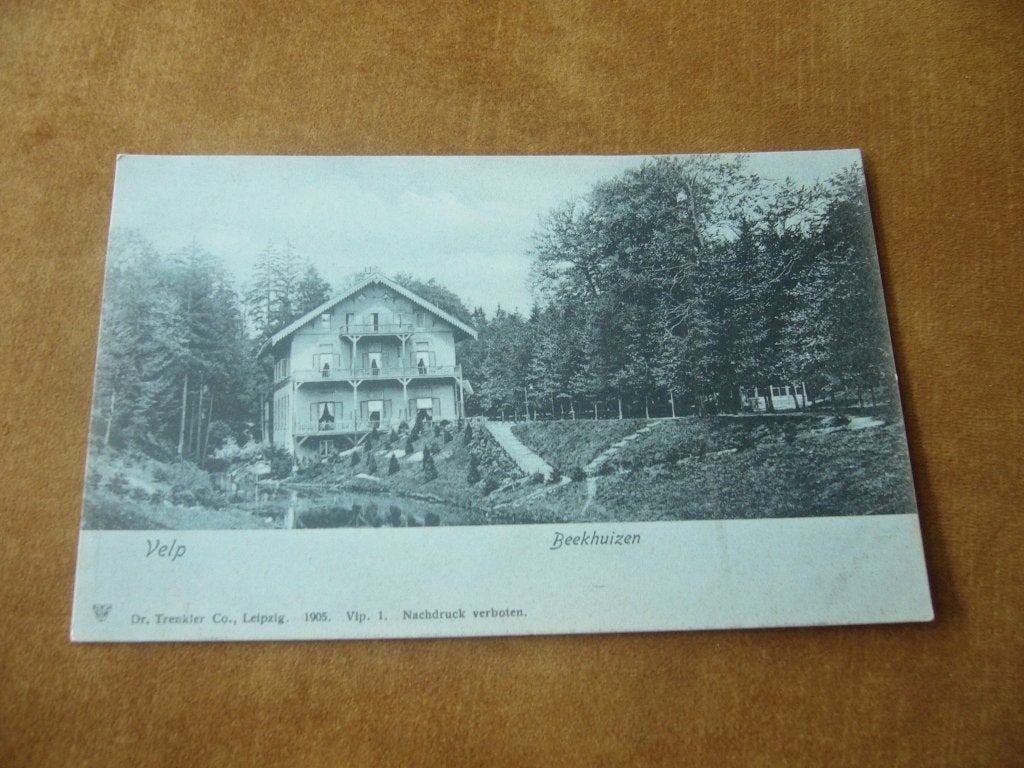 VELP   =  BEEKHUIZEN   BRIEFKAART, Ophalen of Verzenden, Voor 1920, Ongelopen, Gelderland
