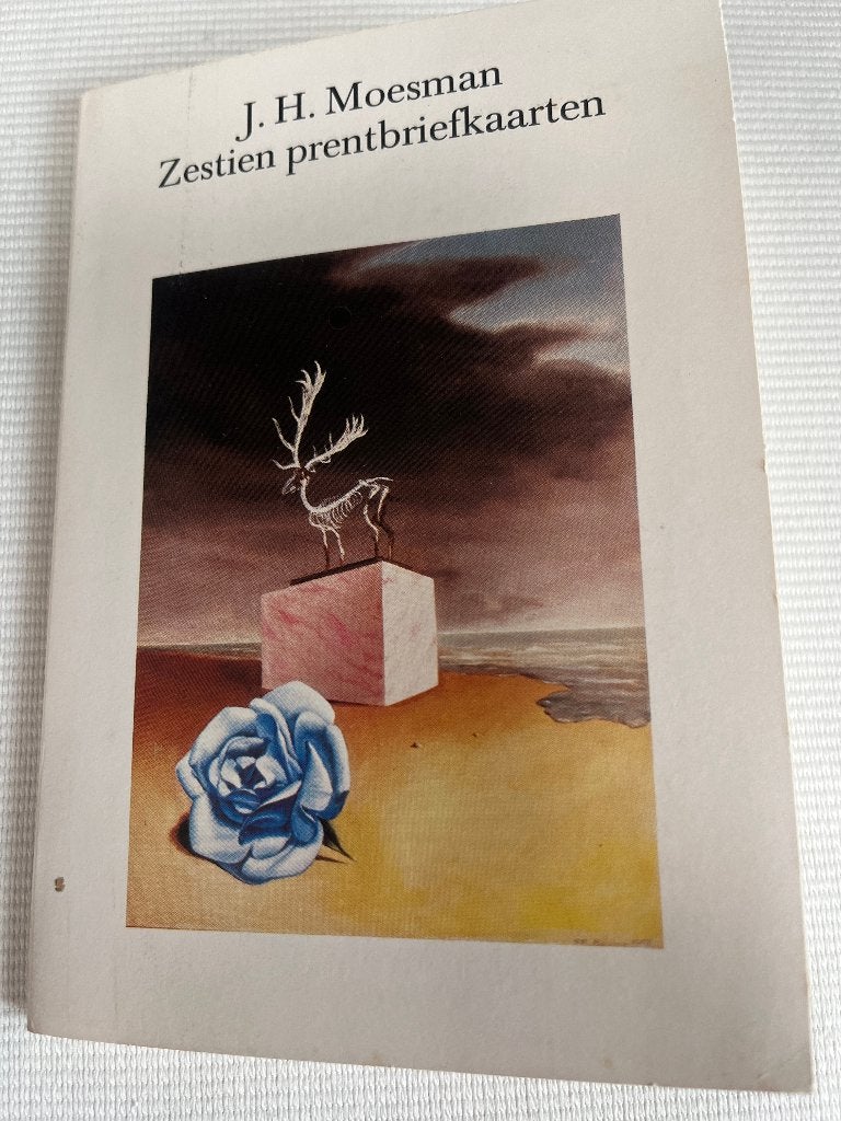 J.H. Moesman - Zestien prentbriefkaarten (Surrealisme), Zo goed als nieuw, Schilder- en Tekenkunst, J.H. Moesman, Ophalen of Verzenden