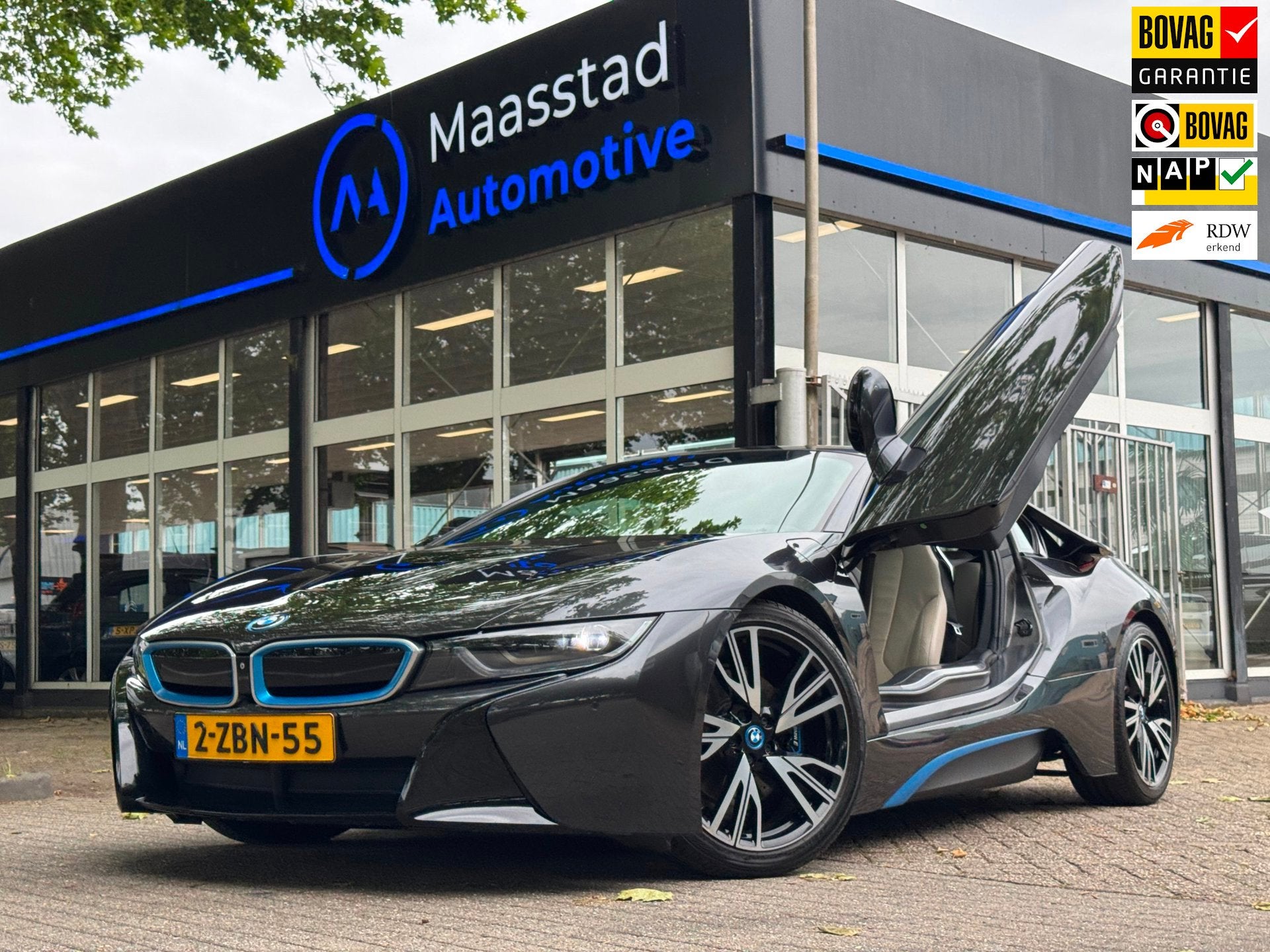 BMW I8 1.5 First Edition 96% SOH Plug-in Hybrid 3 NL auto La, Auto's, BMW, Automaat, Dealer onderhouden, Gebruikt, Euro 6
