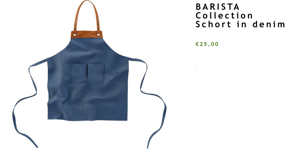 Nespresso Barista Collection Schort in denim - Nieuw in doos, Ophalen, Wasbaar, Nieuw, Schort