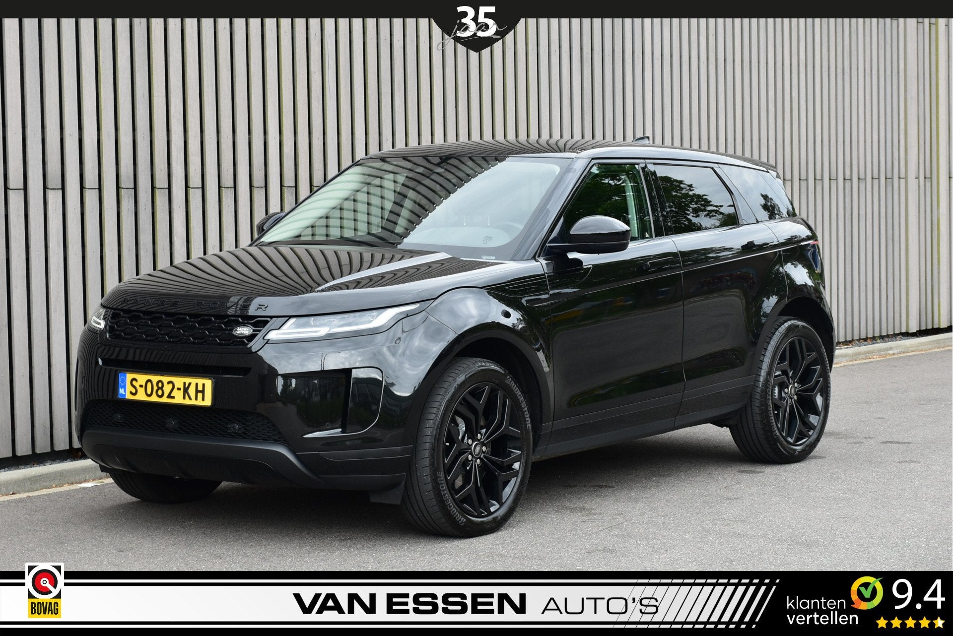 Land Rover Range Rover Evoque 2.0 P200 AWD S Leder Navigatie, 1800 kg, Euro 6, 4 cilinders, Zwart