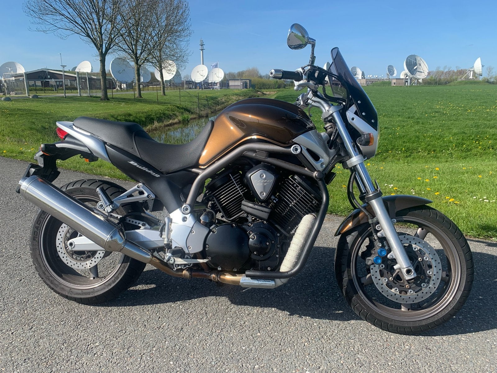 Yamaha BT1100 Bulldog 2002, Cardan-aandrijving, 2 cilinders, Motorrijbewijs A, Gebruikt