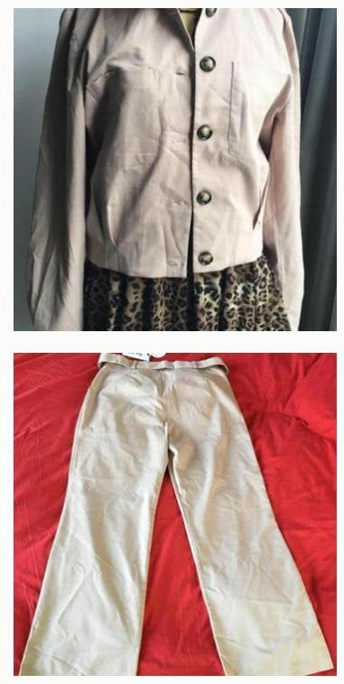 NA-KD broekpak kostuum beige dames NIEUW, Kleding | Dames, Maat 38/40 (M), Kostuum of Pak, Beige, Nieuw