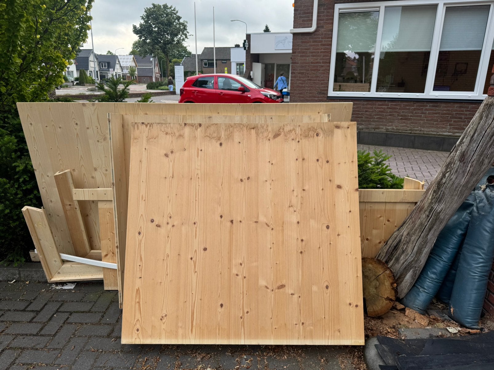 Gratis af te halen: hout voor ijsbad of ombouw, Ophalen, Zo goed als nieuw, Overige typen