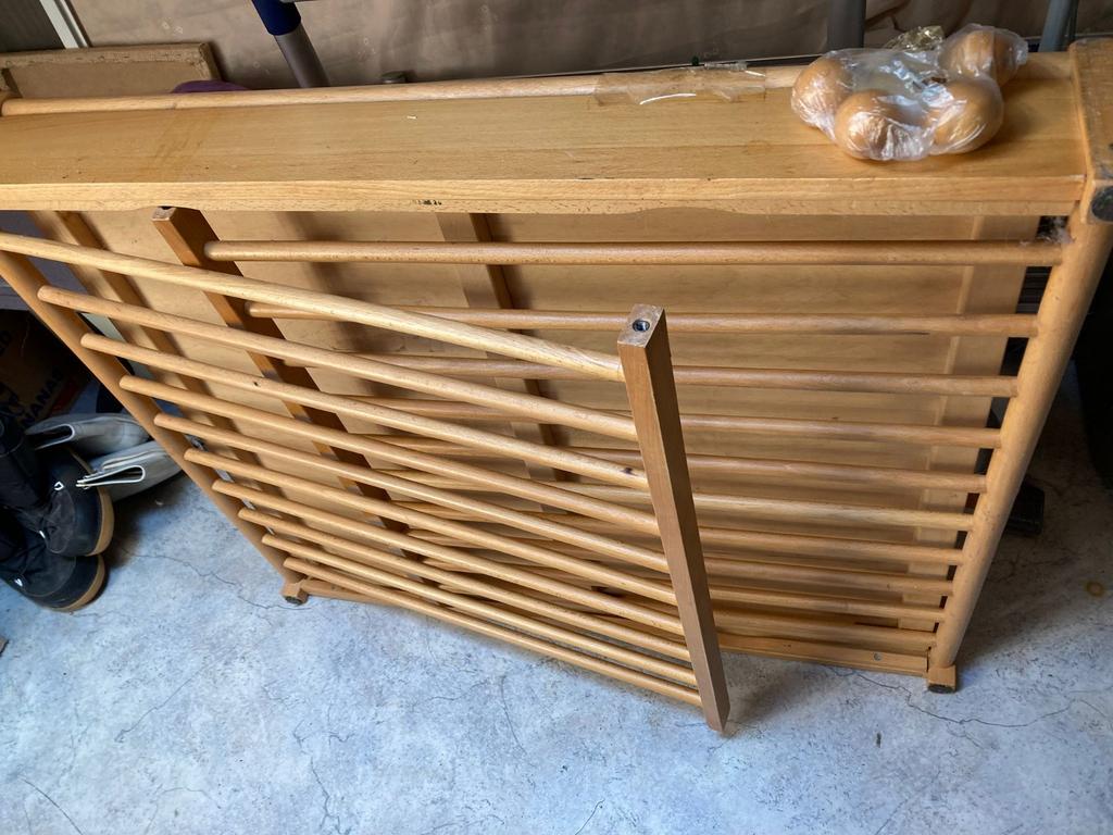 Houten box voor baby of peuter, Kinderen en Baby's, Boxen, Ophalen of Verzenden, Gebruikt, Rechthoekig