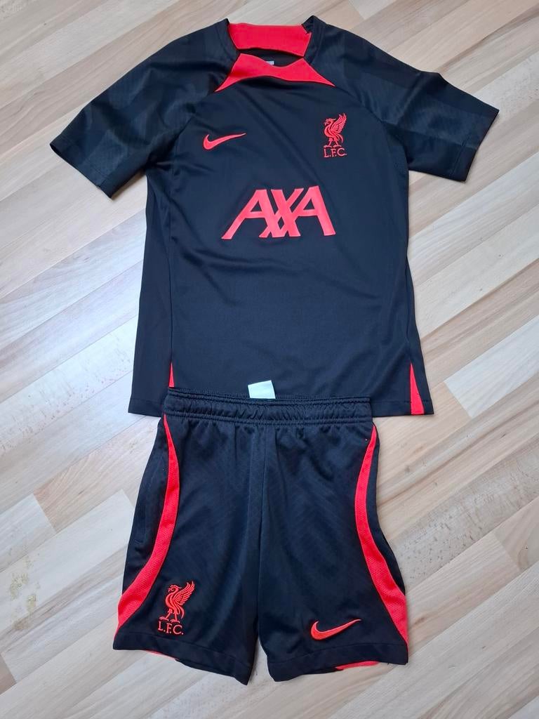 Liverpool Uit Tenue 2023/2024 - Maat 128, Kinderen en Baby's, Ophalen of Verzenden, Zo goed als nieuw, Maat 128