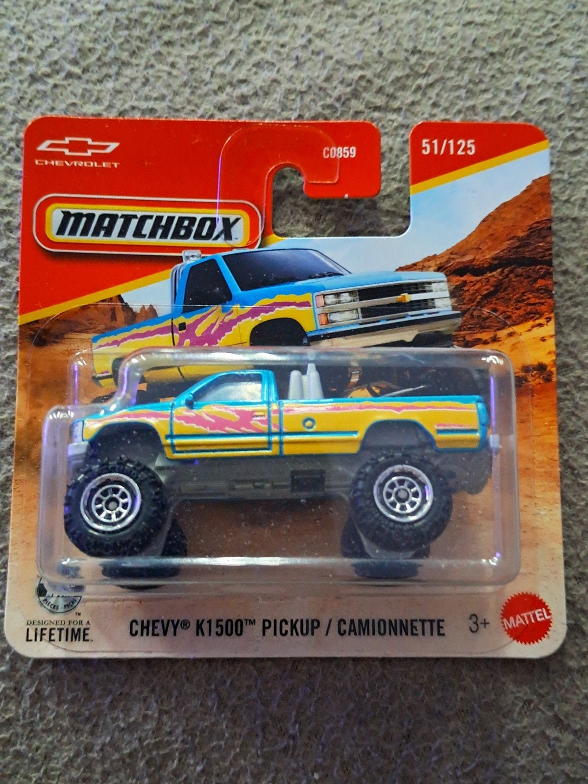 Matchbox Chevy K1500 pick-up nieuw in ovp Chevrolet, Ophalen of Verzenden, Nieuw, Auto