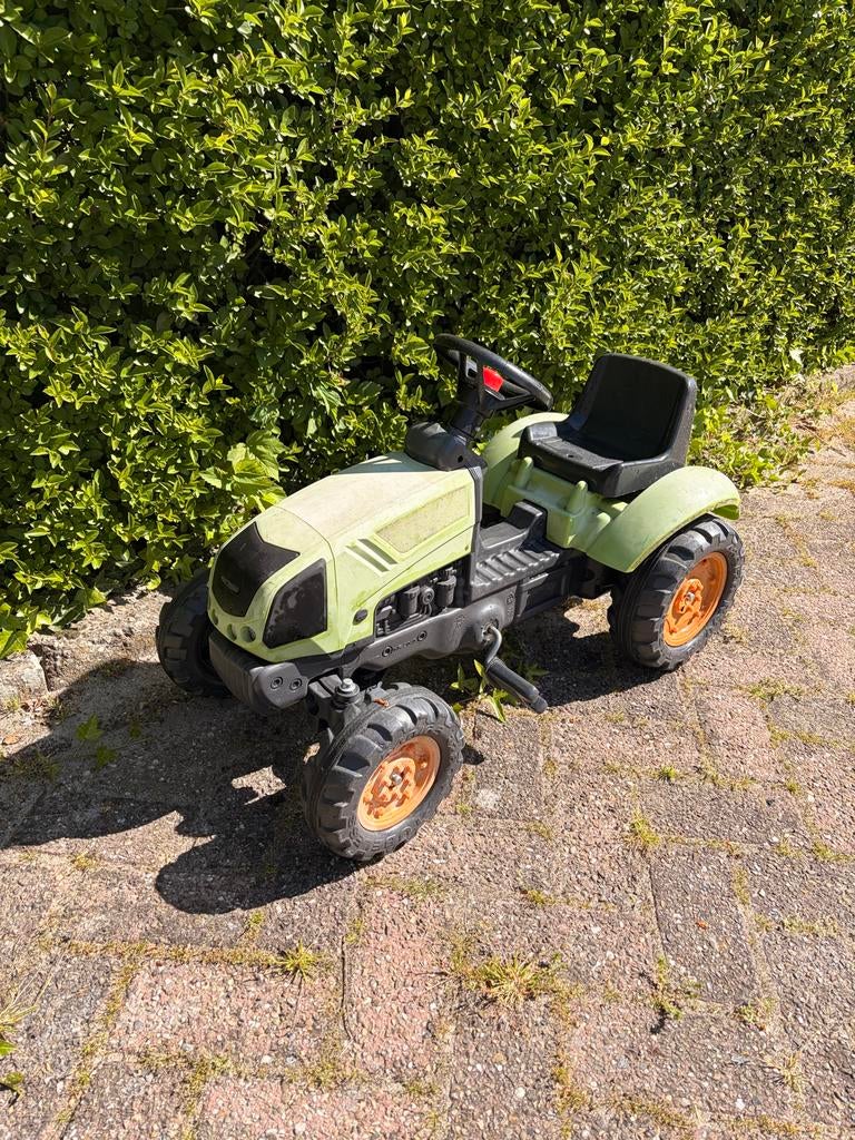 Stoere groene traptractor voor uren speelplezier, Kinderen en Baby's, Ophalen, Gebruikt