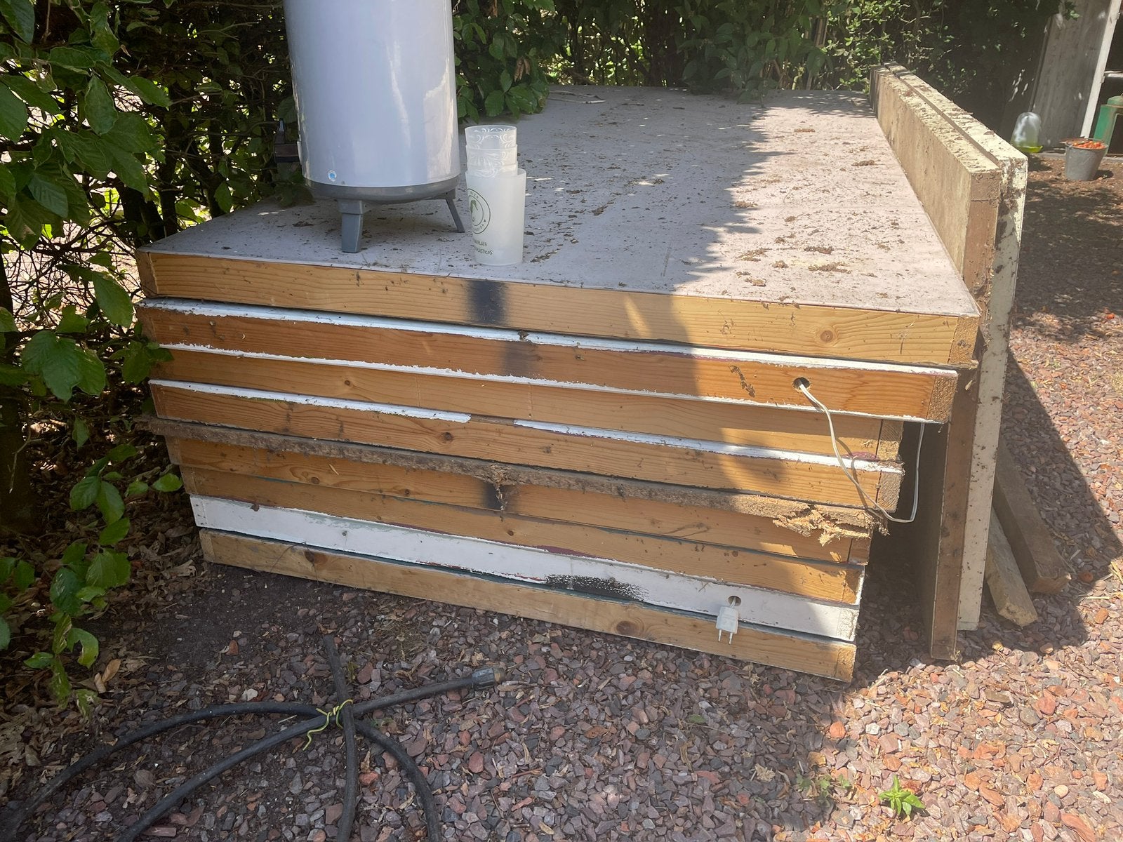 Houten panelen van beurs stand, Ophalen, Gebruikt, 200 tot 250 cm, Plank