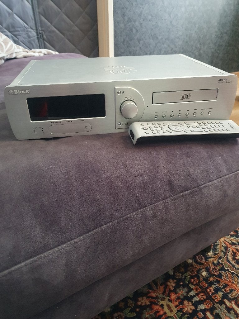 Block audio CVR 100 High-End versterker, Ophalen, Cd-speler, Overige merken, MP3-aansluiting