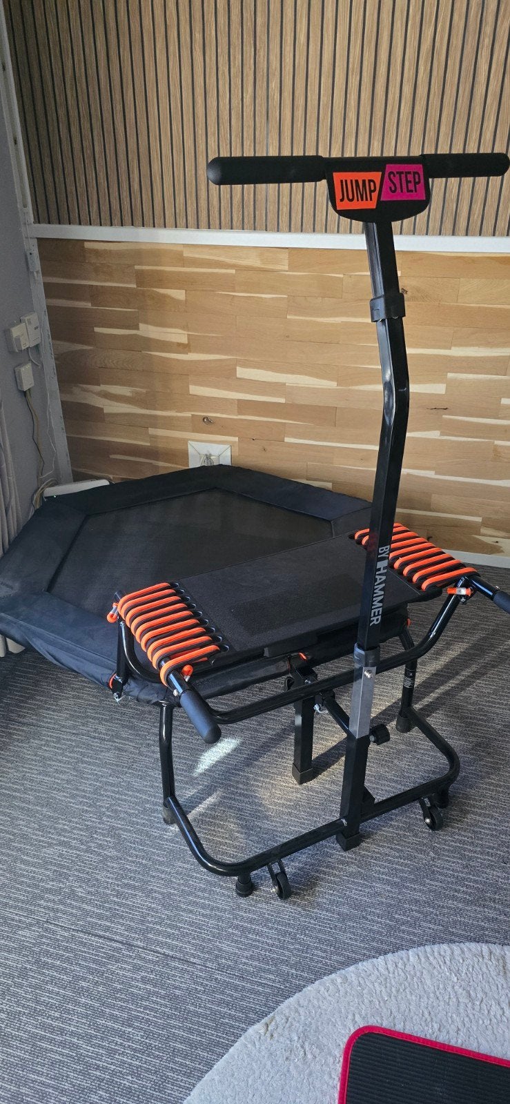 Fitness trampoline met handvat - Ideaal voor thuisworkouts, Ophalen, Gebruikt, Benen, Overige typen
