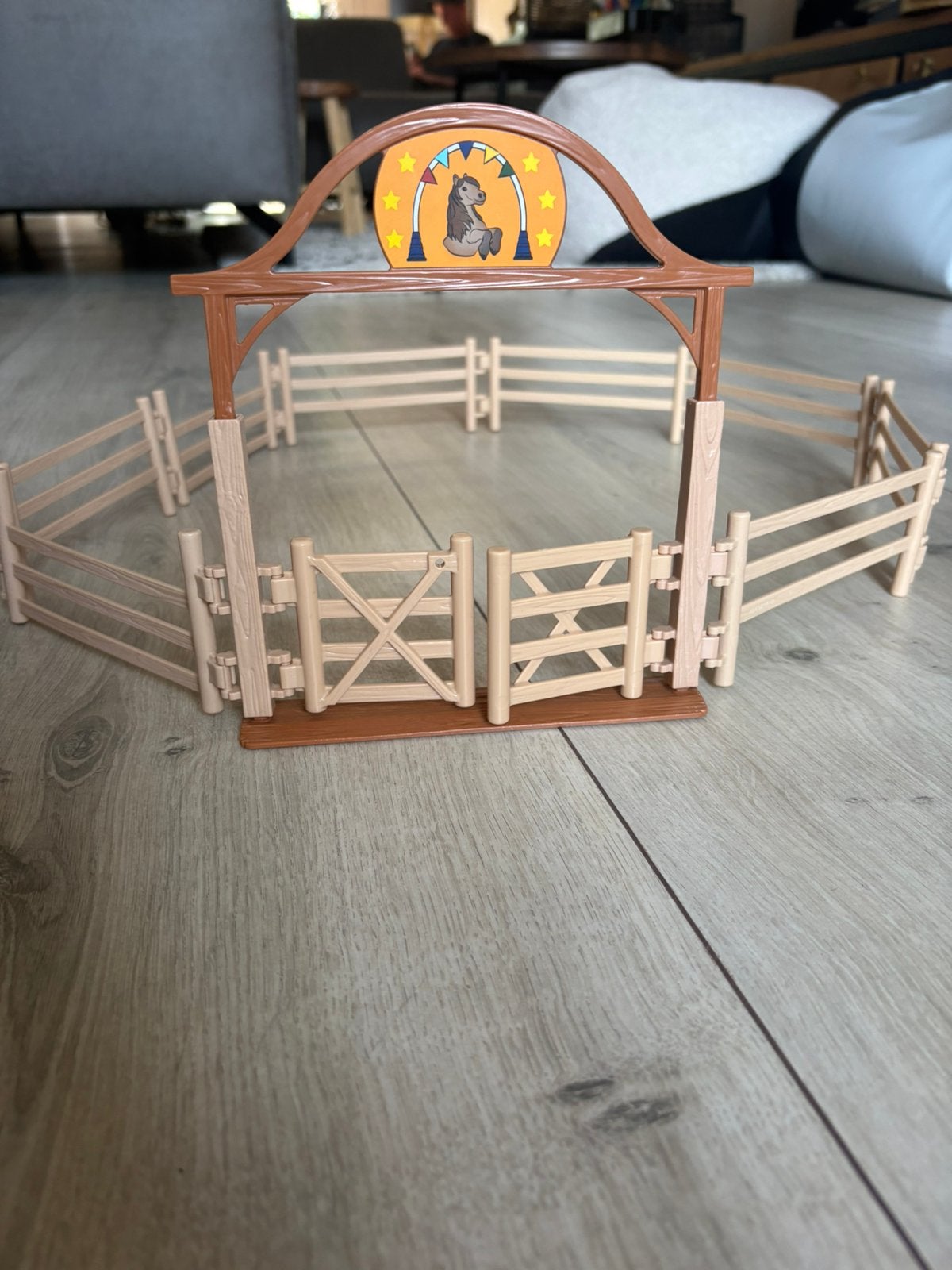 Schleich paardenwei, Ophalen of Verzenden, Gebruikt