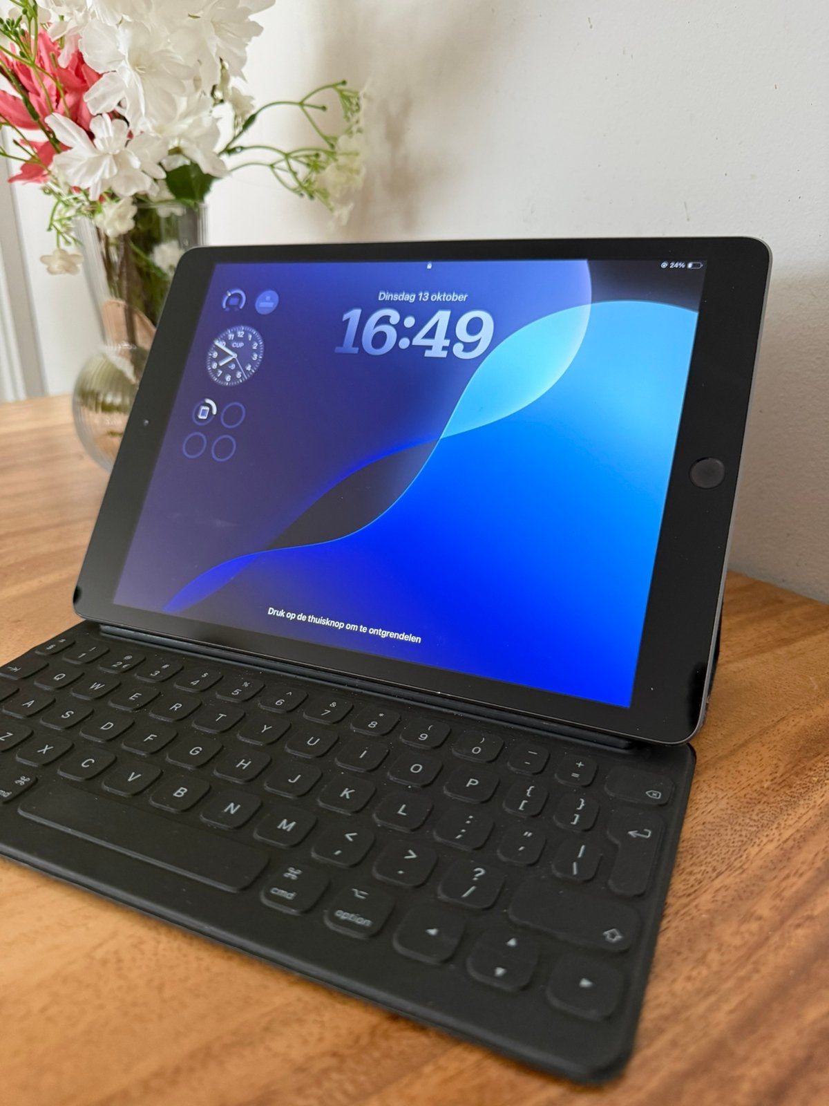 Ipad 8e gen 32GB, Computers en Software, 32 GB, Apple iPad, Zo goed als nieuw, Grijs