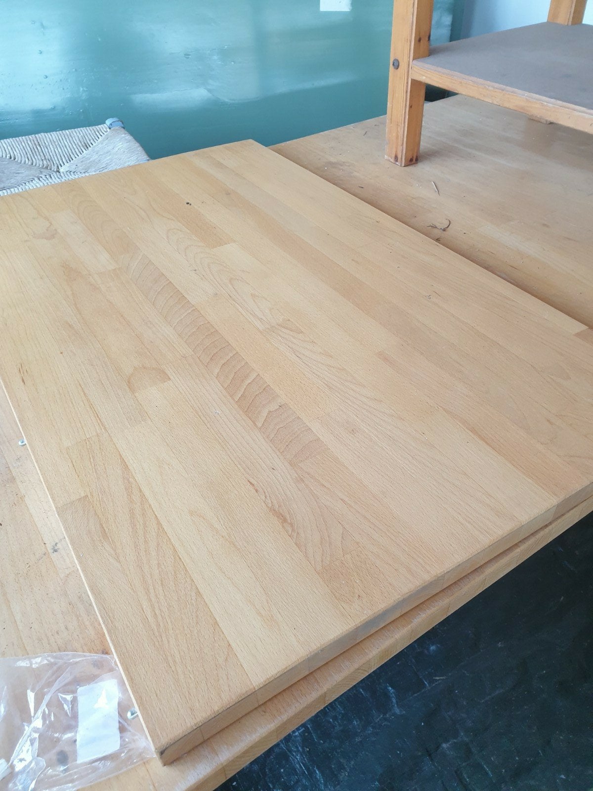 tafel groot blankhout Ikea <zie beschrijving>, Ophalen, Gebruikt, Strak modern Ikea, 200 cm of meer