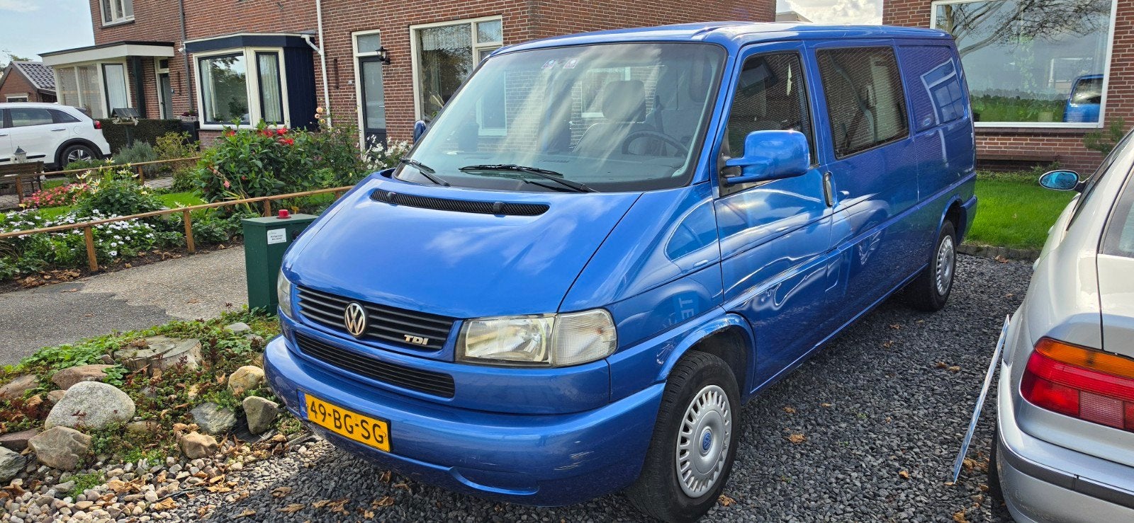 Volkswagen Transporter Bestel 2.5 TDI 1.0 75KW 2003, Voorwielaandrijving, 1780 kg, Stof, Grijs