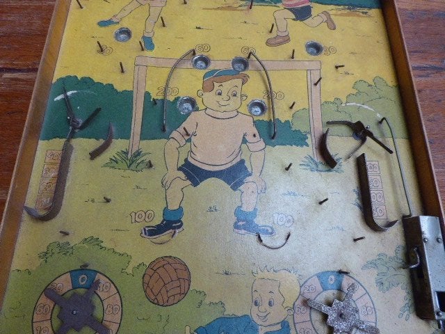 Vintage flipperspel, Antiek en Kunst, Antiek | Speelgoed, Ophalen of Verzenden