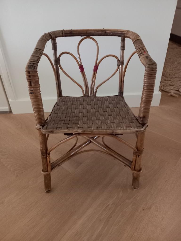 Vintage rotan kinderfauteuil, Ophalen