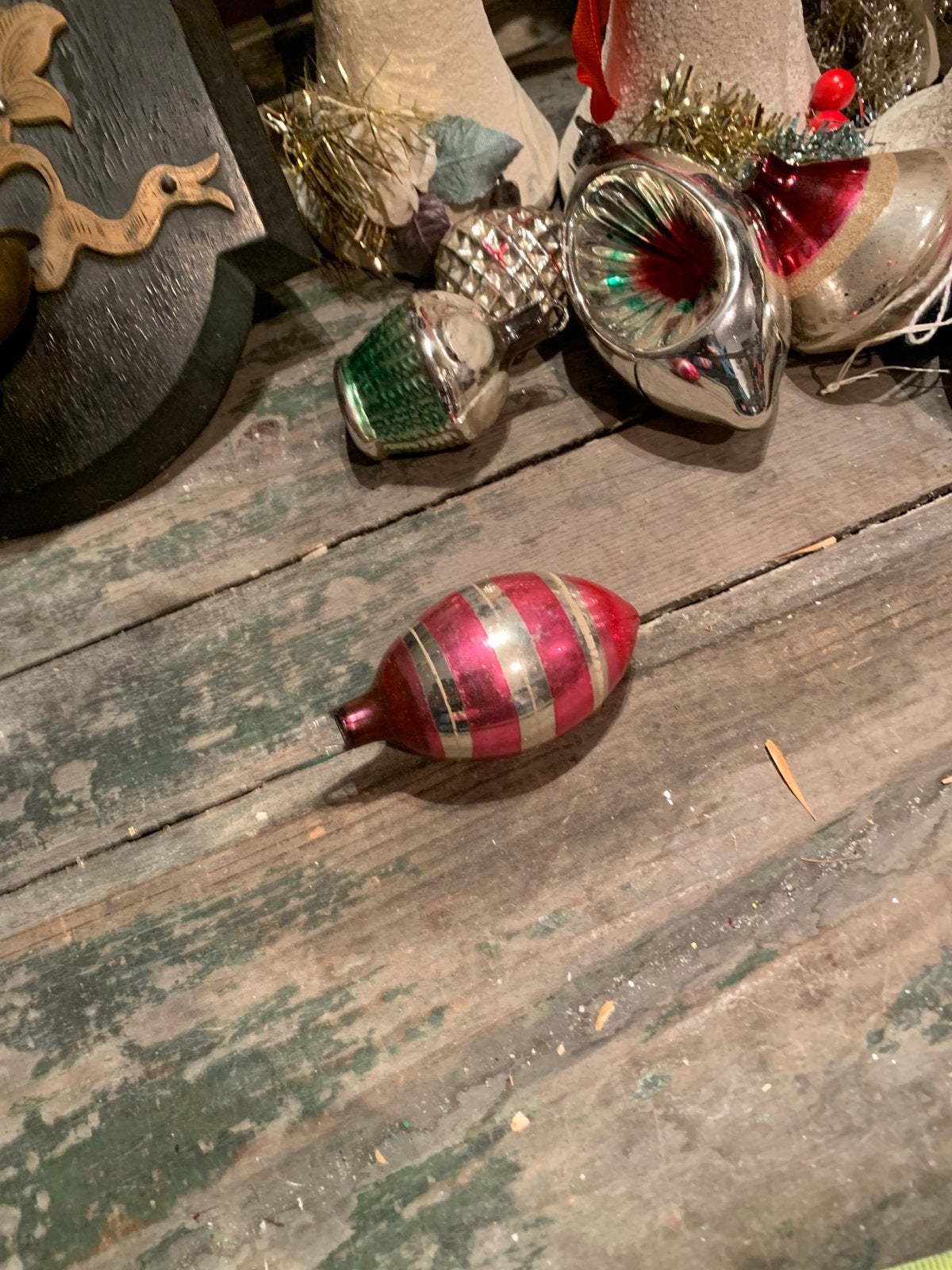 Ajeko kerstbal ajeko glazen oogje, Gebruikt, T, Ophalen of Verzenden, N