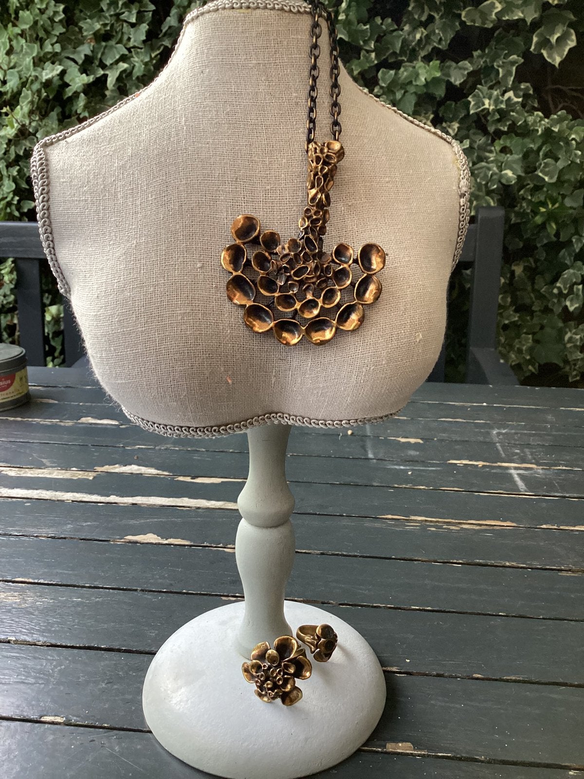 Prachtige set  ketting en ring van hannu ikonen, Ophalen of Verzenden, Dames