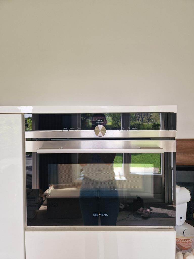 Inbouw combi oven van Siemens, Ophalen, Zo goed als nieuw, 45 tot 60 cm