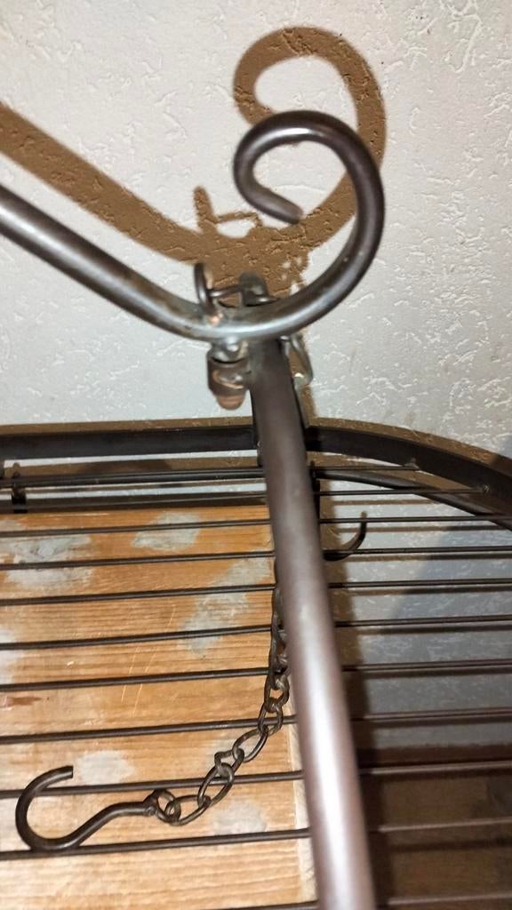 Brocante pannenrek keukenrek vleesrek rek, Ophalen