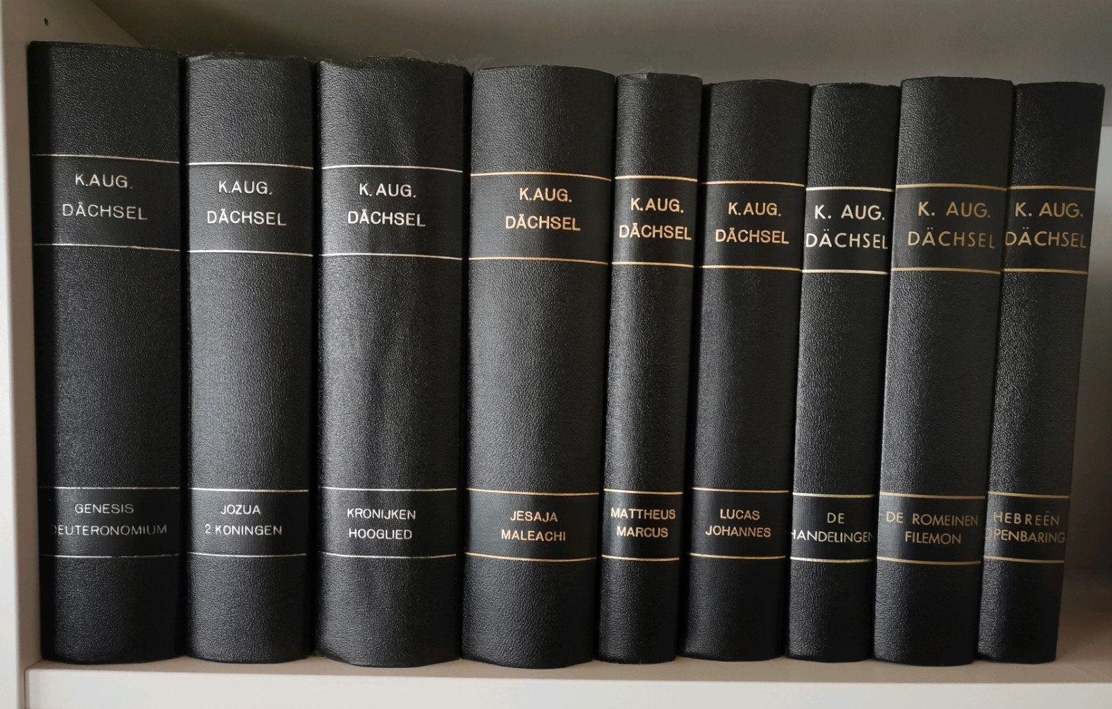 Bijbel: Geheele Heilige Schrift - K. Aug. Dächsel (9 delen), Boeken, Godsdienst en Theologie, Verzenden, Gelezen, K. Aug. Dächsel