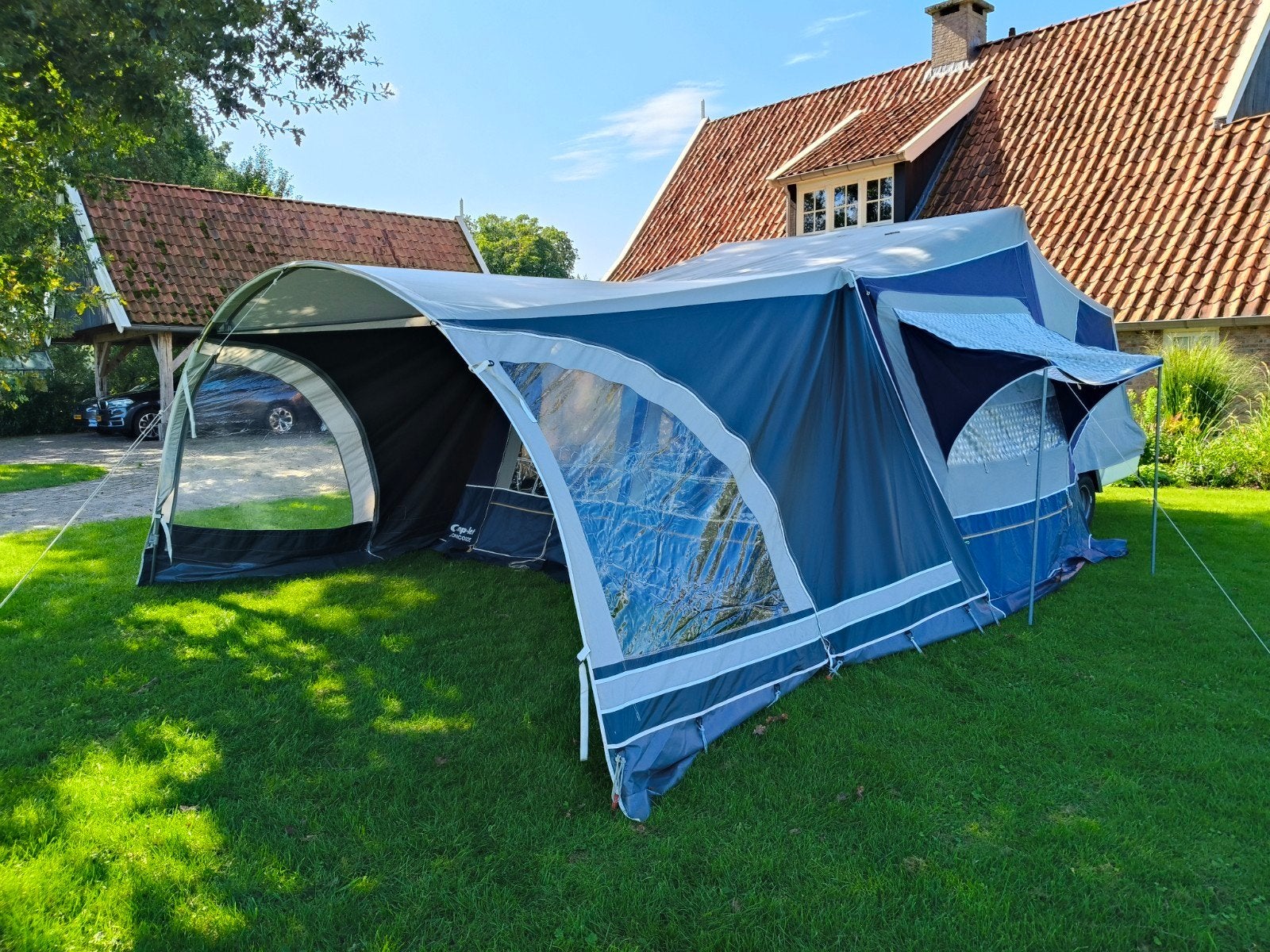 Camplet Concorde vouwwagen, bij 2004, Caravans en Kamperen, Ophalen, Zo goed als nieuw, Tot en met 4