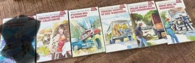 Willy van der Heide Bob Evers serie delen 18,19, 21,22,23,24, Ophalen of Verzenden, Gelezen