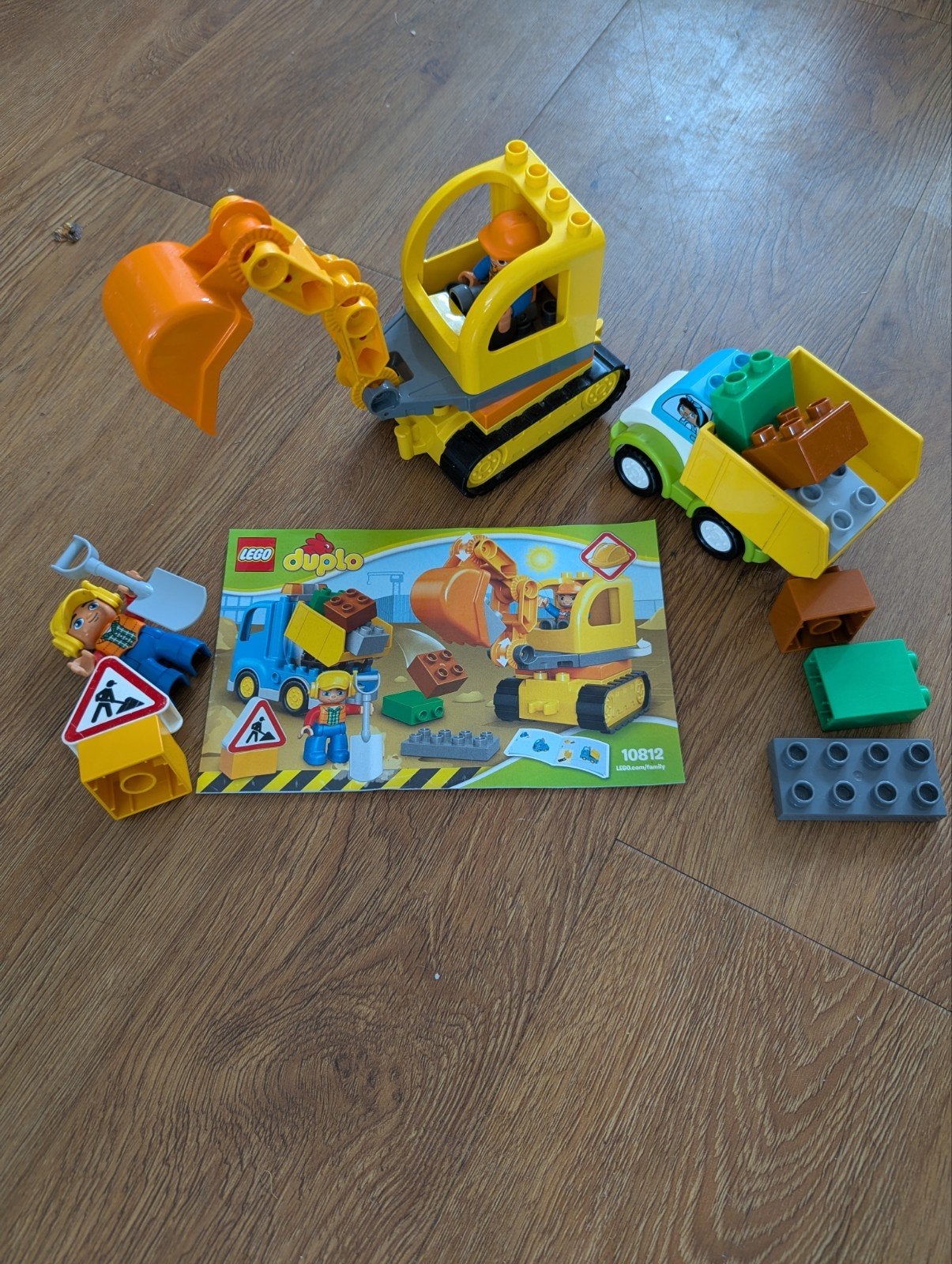 Duplo graafmachine en mijn eerste auto creaties, Ophalen, Gebruikt