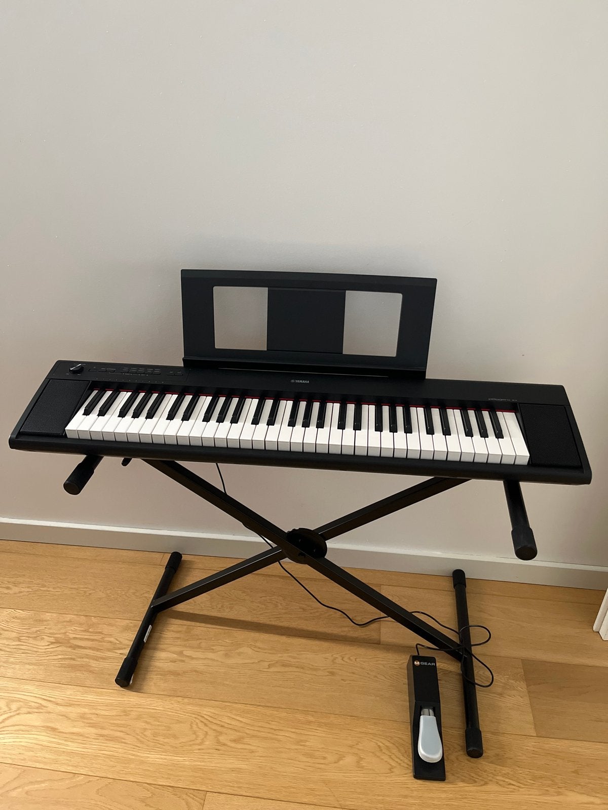 Yamaha Piaggero NP-12B Digitale Piano - Digital Keyboard, Muziek en Instrumenten, Piano's, Ophalen, Zwart, Digitaal, Zo goed als nieuw