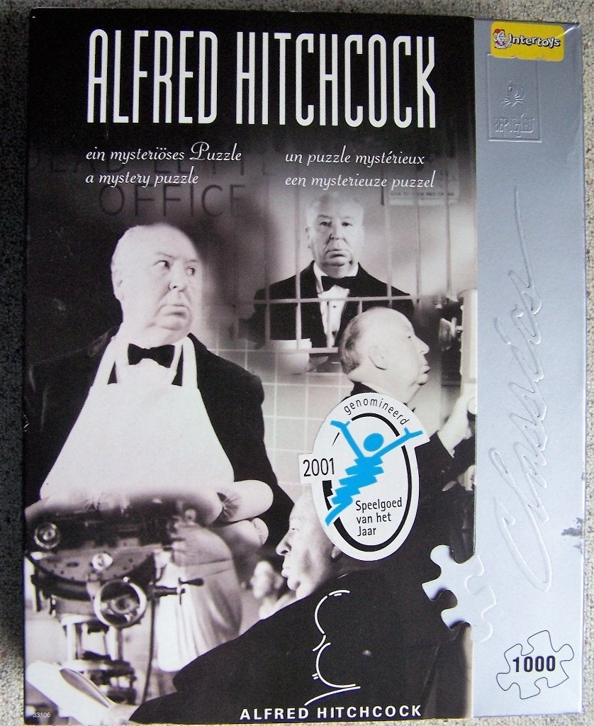 Mystery Puzzle : Alfred Hitchcock, Ophalen of Verzenden, 500 t/m 1500 stukjes, Zo goed als nieuw, Legpuzzel