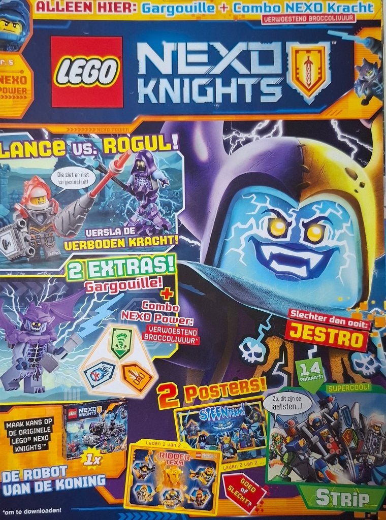 LEGO NEXO KNIGHTS nr 5 NIEUW zonder minifiguur, Boeken, Ophalen of Verzenden, Nieuw