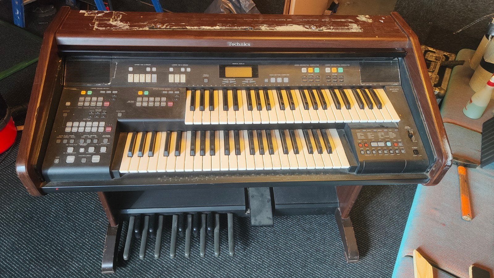 Technics EN3 Elektrisch Orgel, Muziek en Instrumenten, Orgels, Ophalen, Gebruikt, 2 klavieren, Orgel