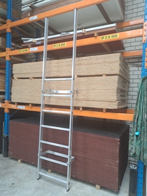 aluminium vluchtladder 66x299 cm, gevel ladder, brandtrap, Ophalen, Gebruikt, Overige typen, 2 tot 5 meter