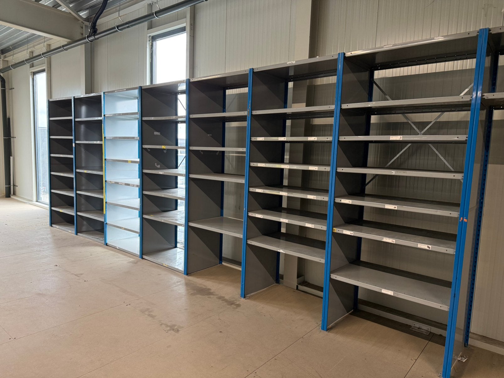 Legbordstelling / onderdelen magazijn merk Dexion, Ophalen of Verzenden, Stellingbrenger, Info@stellingbrenger.nl, Eckertstraat 48