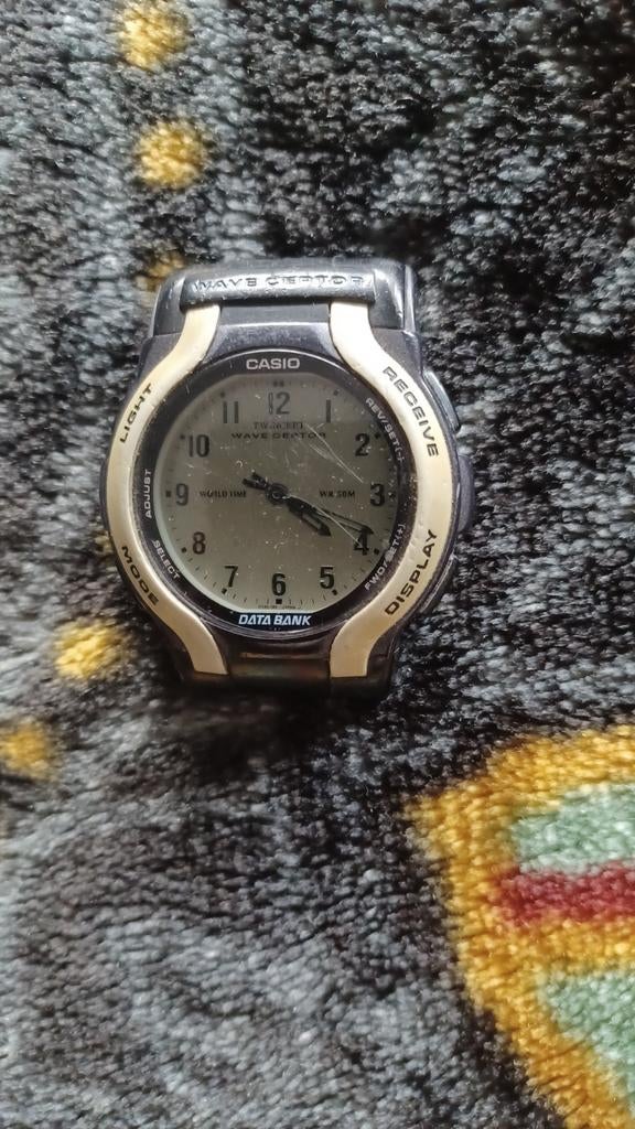 Casio Wave Ceptor WVA-200 Polshorloge - Gebruikt, Ophalen of Verzenden