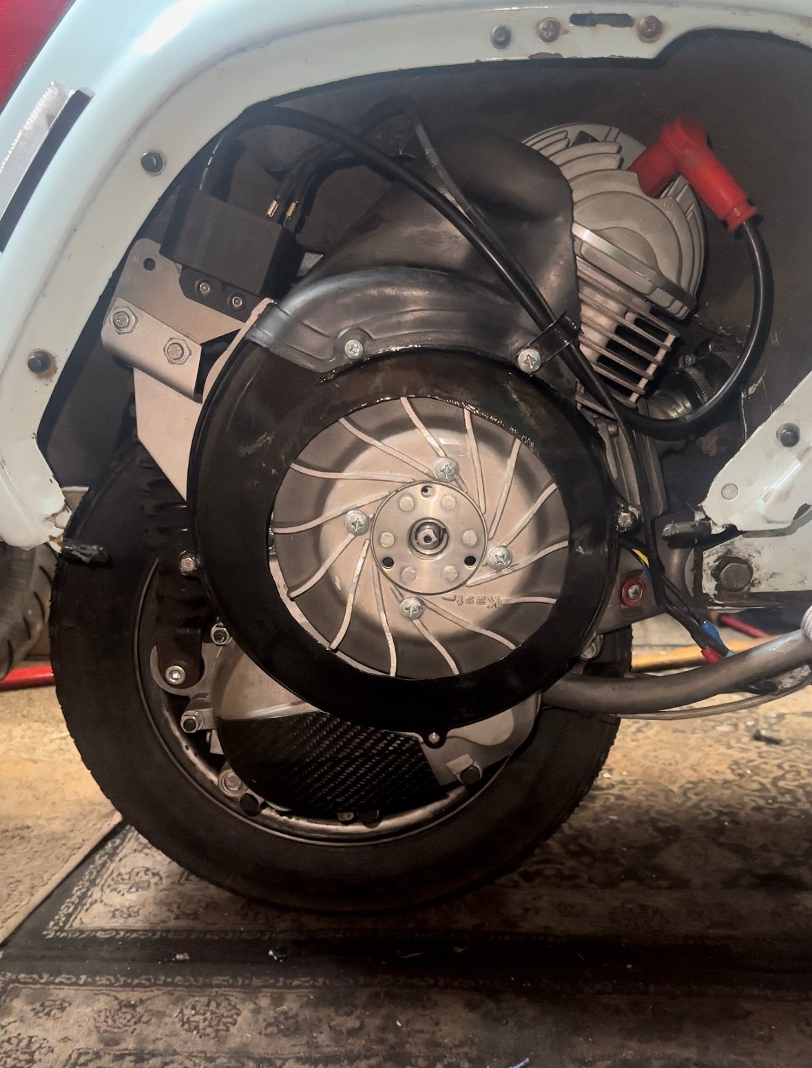 Vespa pk 50 blok, Fietsen en Brommers, Scooters | Vespa, Ophalen of Verzenden, Zo goed als nieuw