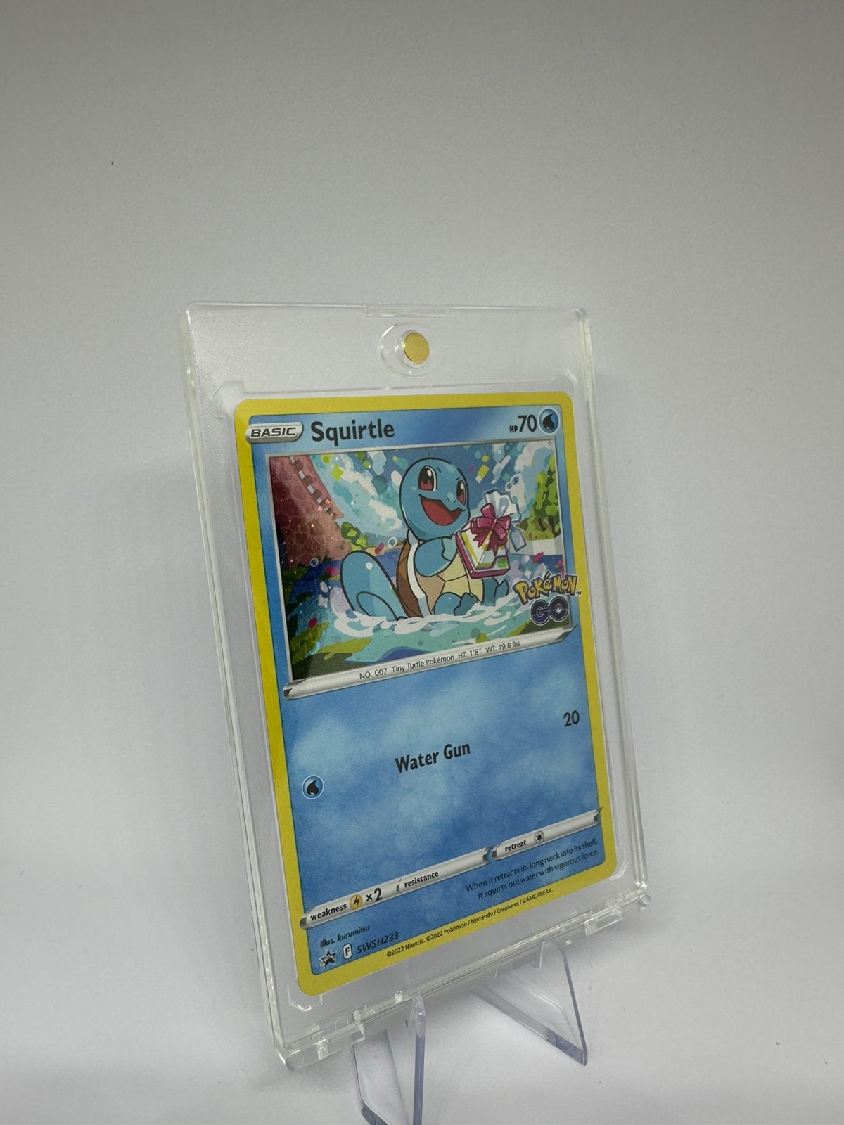 Squirtle SWSH233 Holo Promo Sword & Shield Promo Pokemon, Ophalen of Verzenden, Nieuw