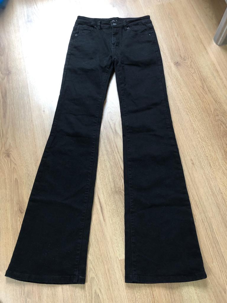 Bianco bailando zwarte flared wijde pijpen broek 36, Bianco, C, Zwart, Ophalen of Verzenden