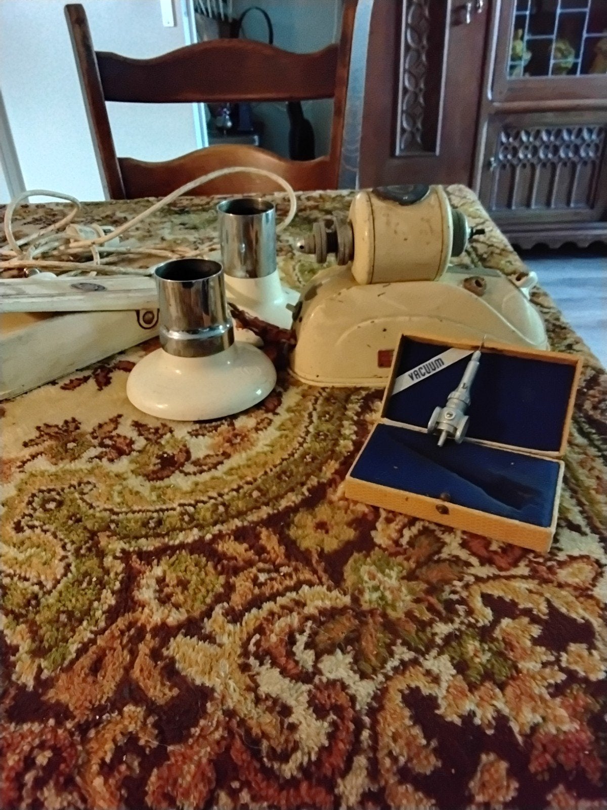 Vintage Kousenladder Machine voor Nylon Kousen (jaren '50/60, Ophalen