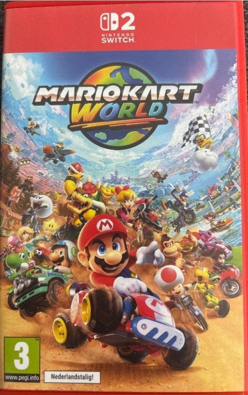 Mario Kart World - Nintendo Switch voor €65,00 mag het weg, Racen en Vliegen, Ophalen of Verzenden, Zo goed als nieuw, Eén computer
