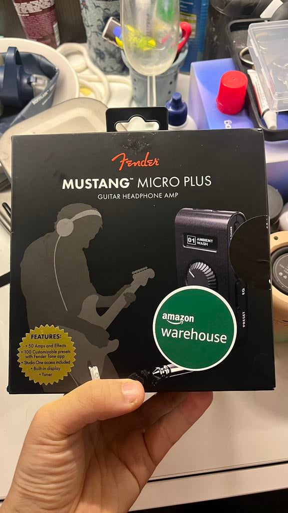 Fender Mustang Micro Plus Guitar Amplifier, Dieren en Toebehoren, Ophalen, Nieuw