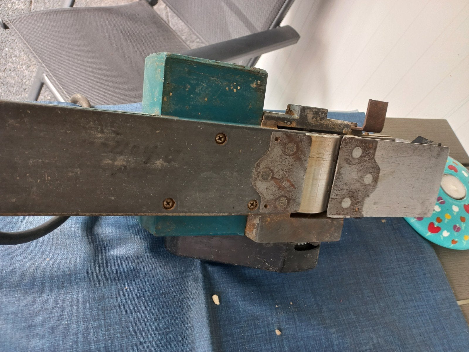 Goed werkende Bosch schaafmachine, Doe-het-zelf en Verbouw, Ophalen of Verzenden, Gebruikt, Elektrisch