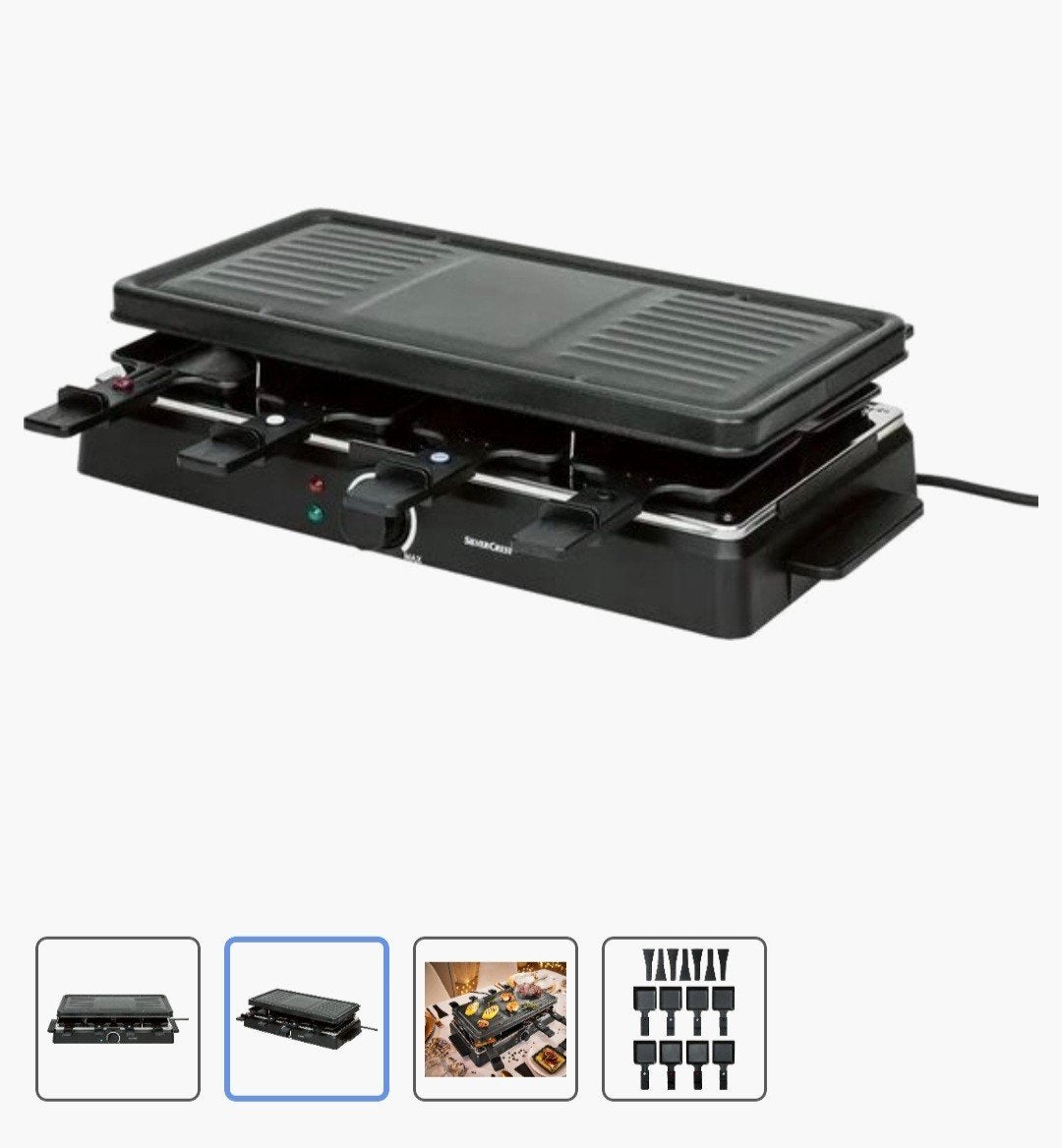 Silvercrest Raclette Grill SRG 1200 B2 - Nieuw, Ophalen