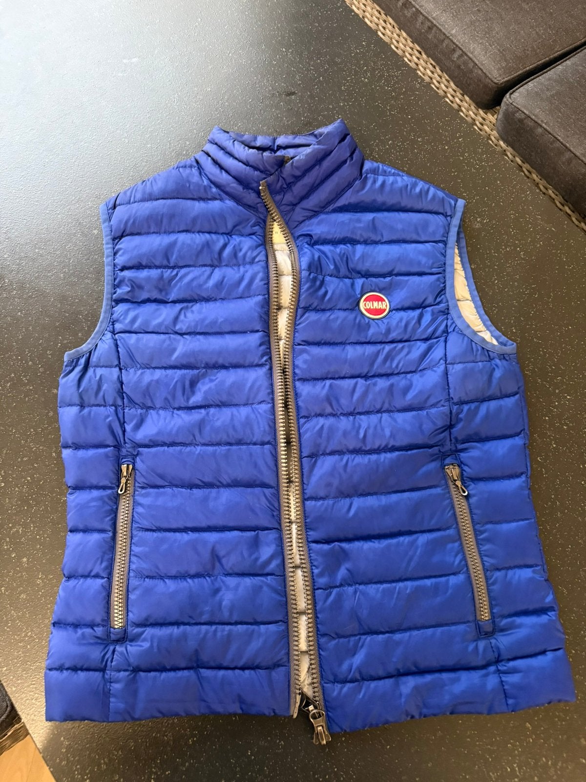 Colmar bodywarmer Maat S orgineel, Ophalen, Zo goed als nieuw, Maat 46 (S) of kleiner, Blauw
