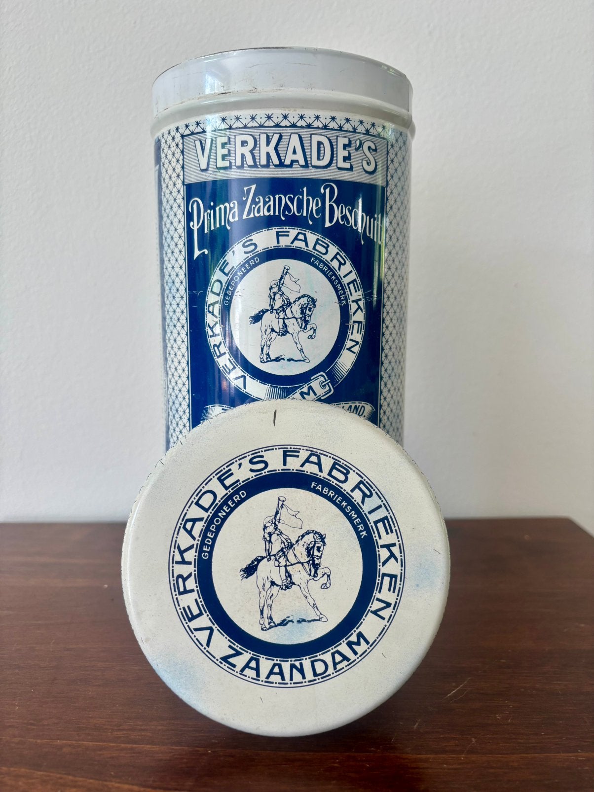 Vintage Verkade blik, Antiek en Kunst, Ophalen of Verzenden